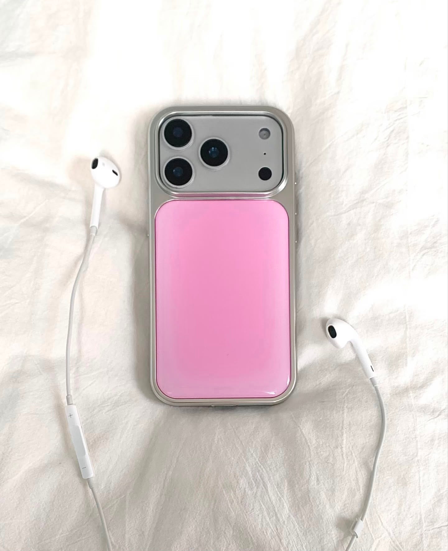Pink Minimalist Phone Case For iPhones