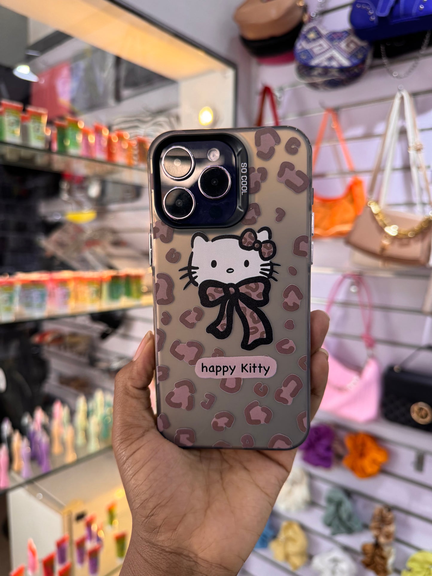Brown Hello kitty Case for iPhones