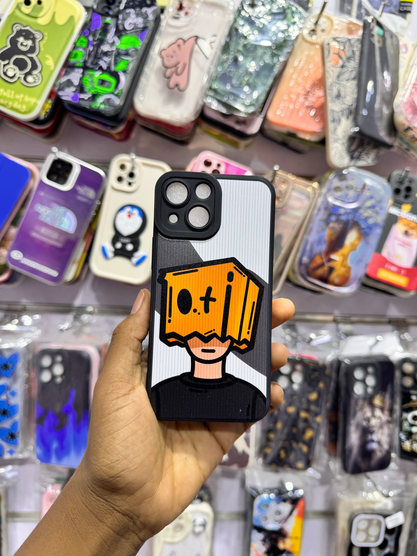 Orange Xo Box Case For IPhones