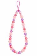 Pink Pearl Beaded Phone Charm