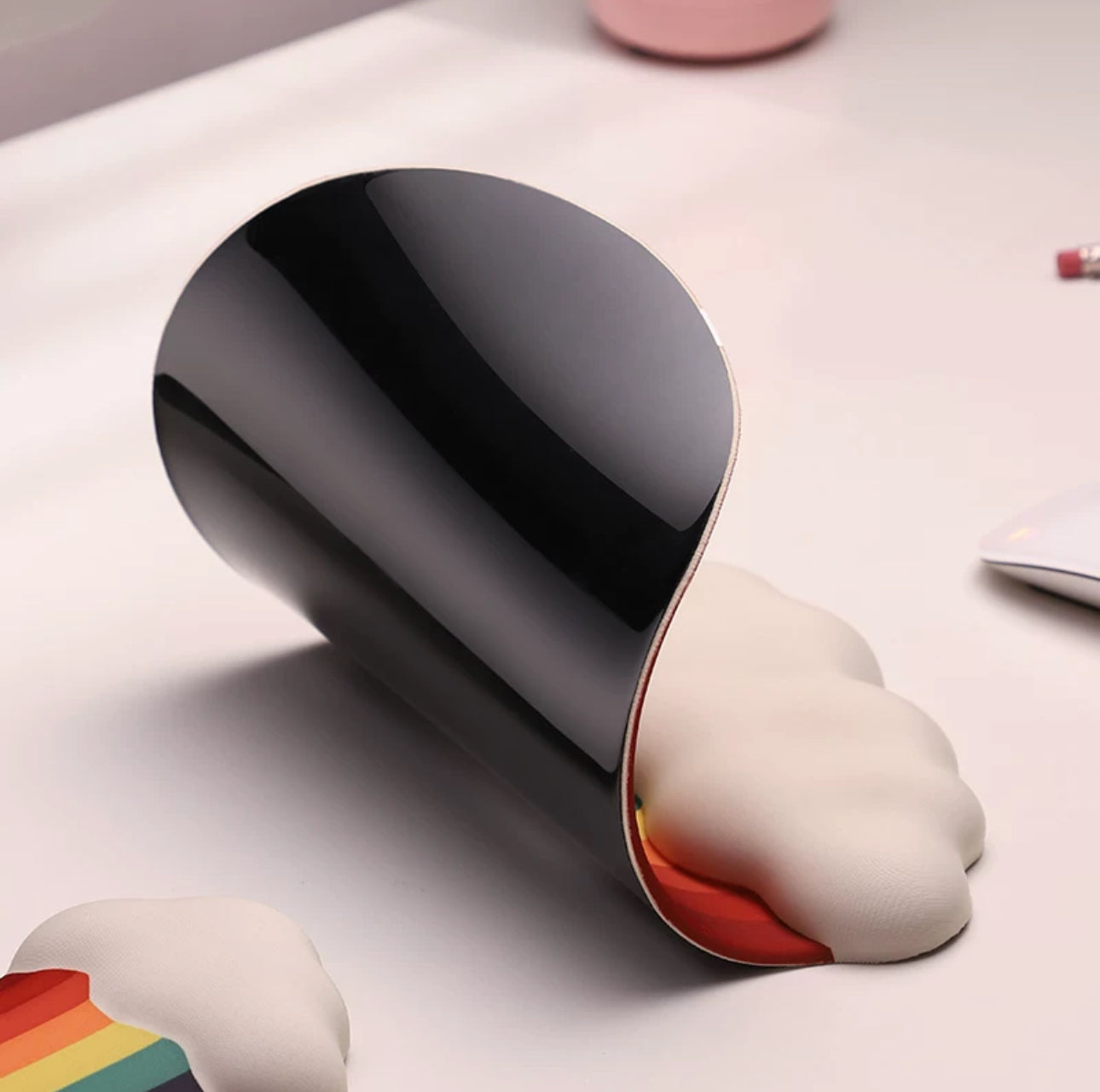 Rainbow Wrist Rest & Mouse Pad Set