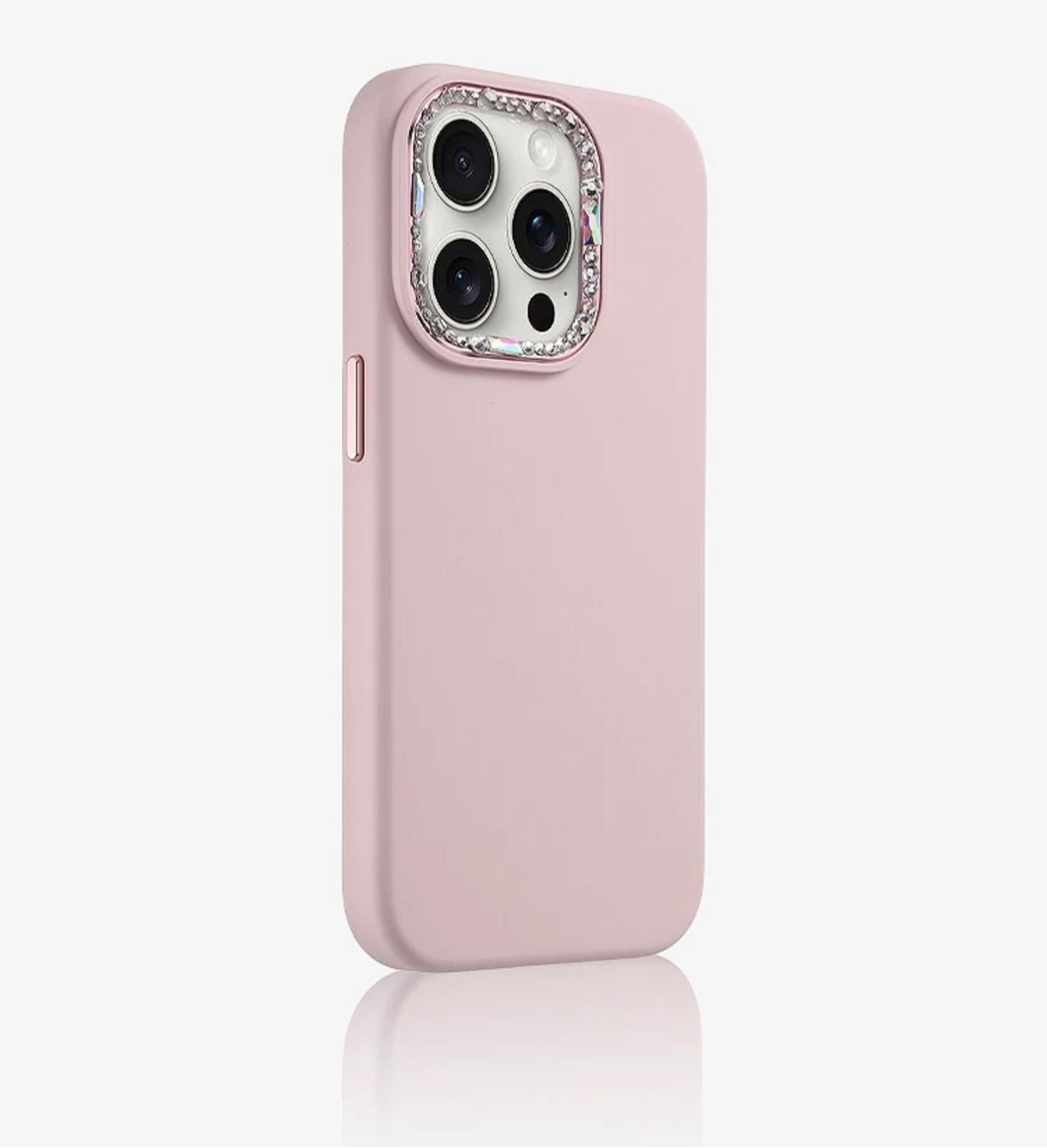 Matte Diamond Camera Ring Case – Glam Protective iPhone Case