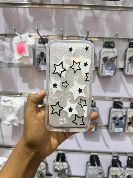 Transparent star case for iPhones