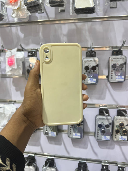 Cream case for iPhones