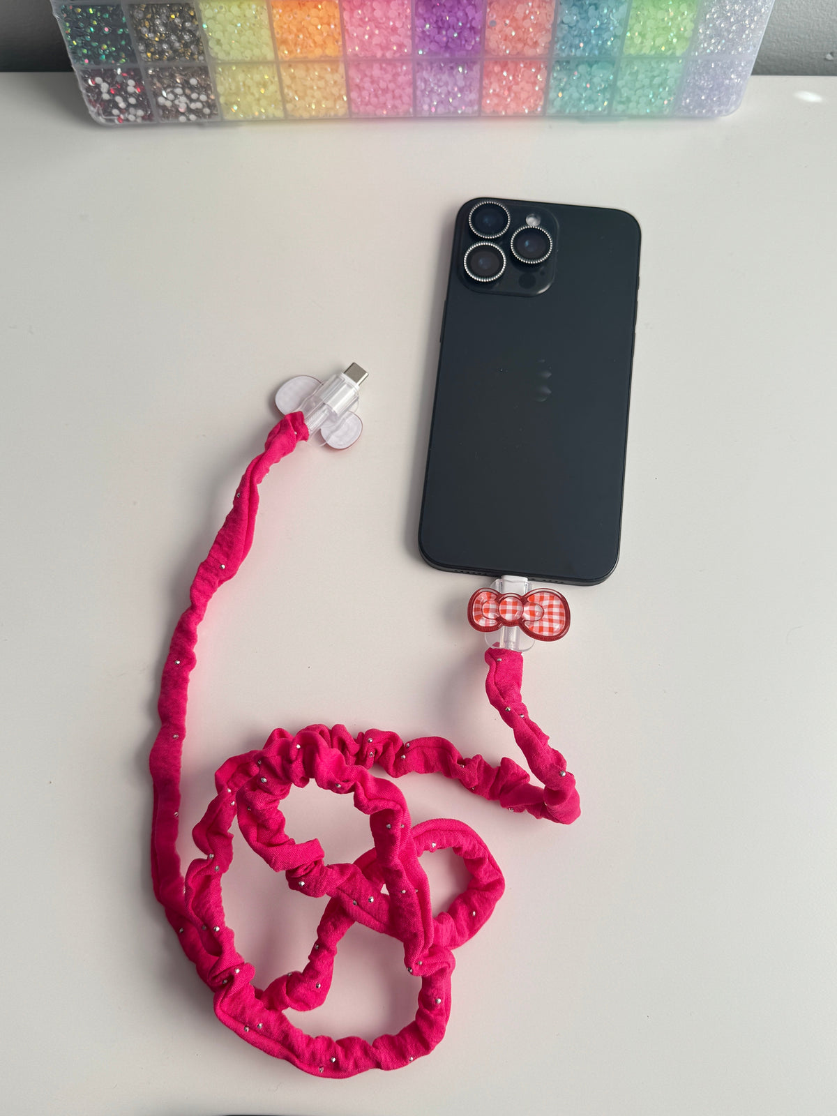 Pink Cable Protector Accessories Set 🎀