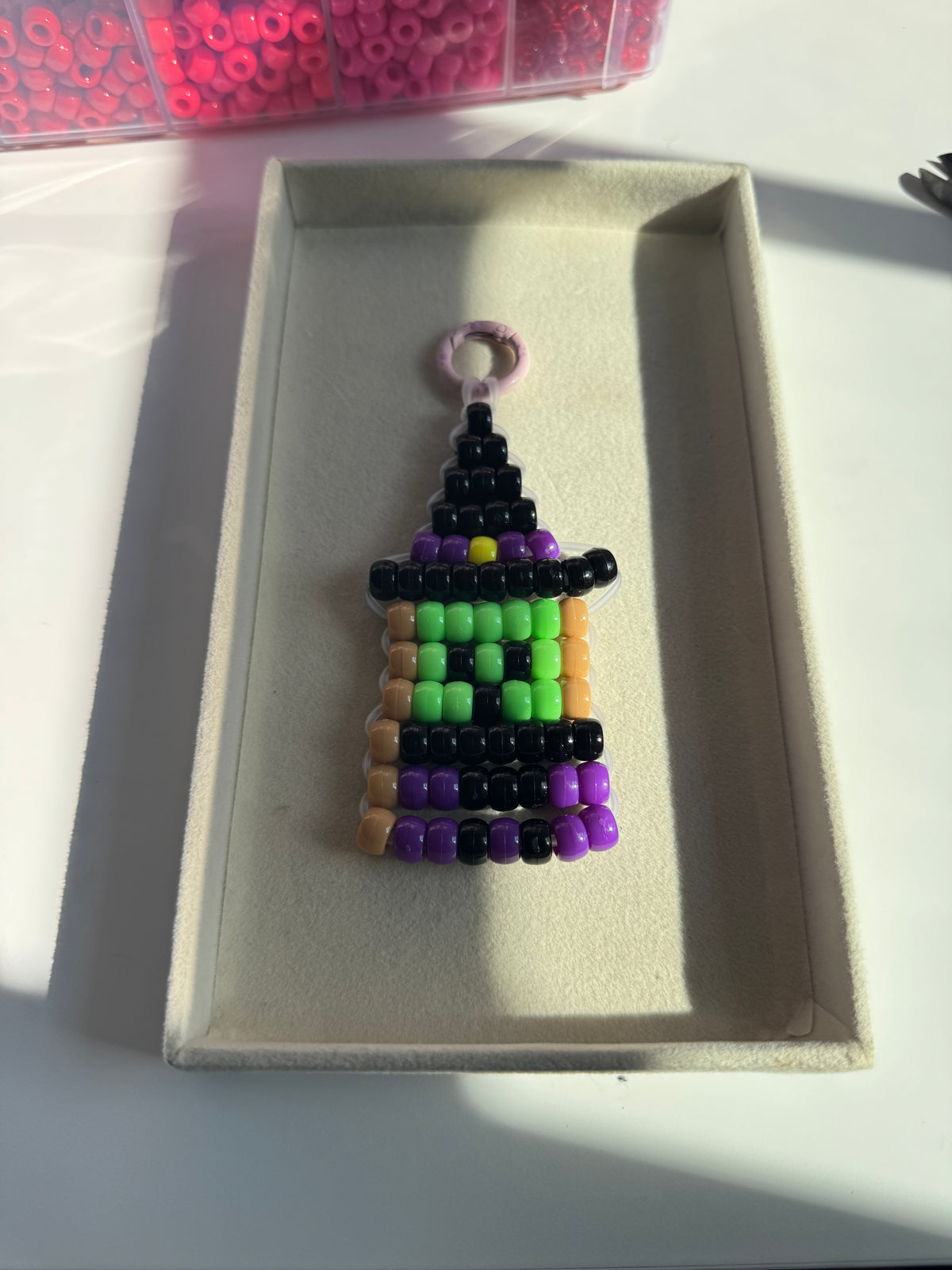 Witch Beaded Charm