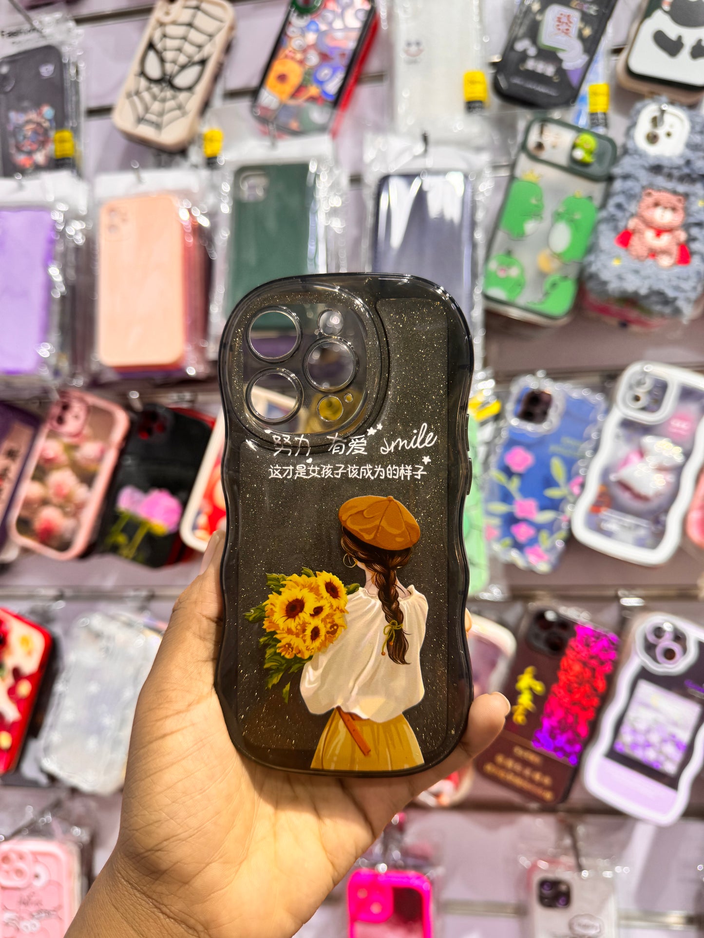 Girl & Roses Case for iPhones