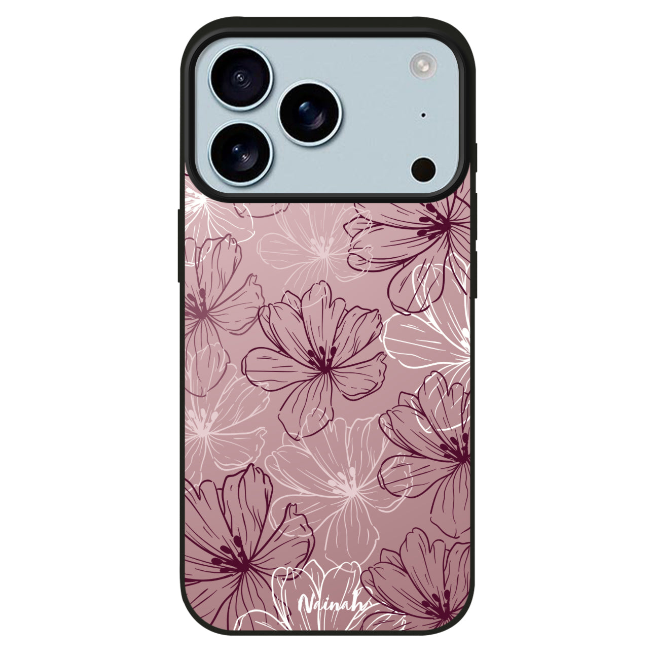 Dusty Rose Bloom Case