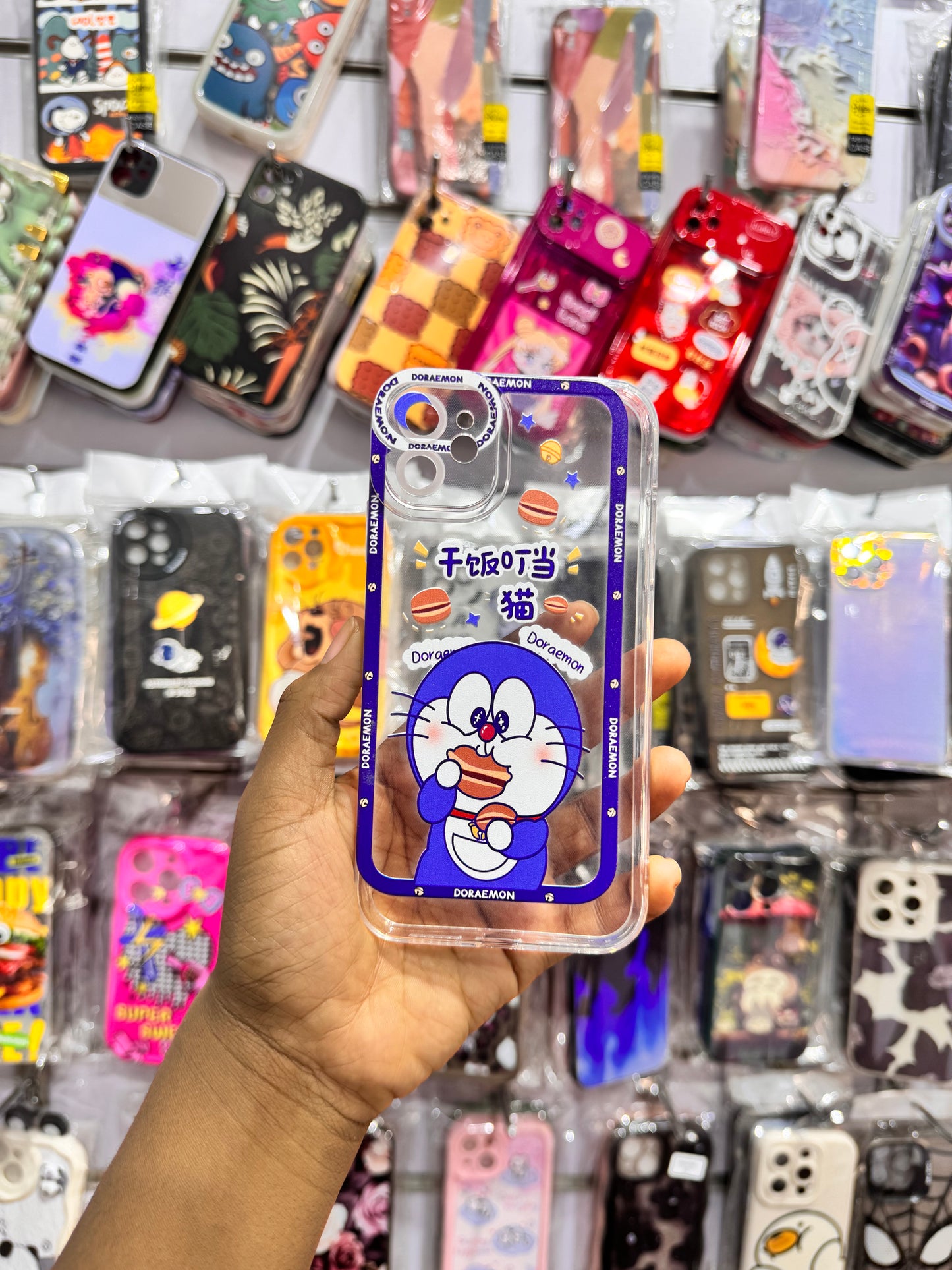 Doraemon Transperant case for iPhones