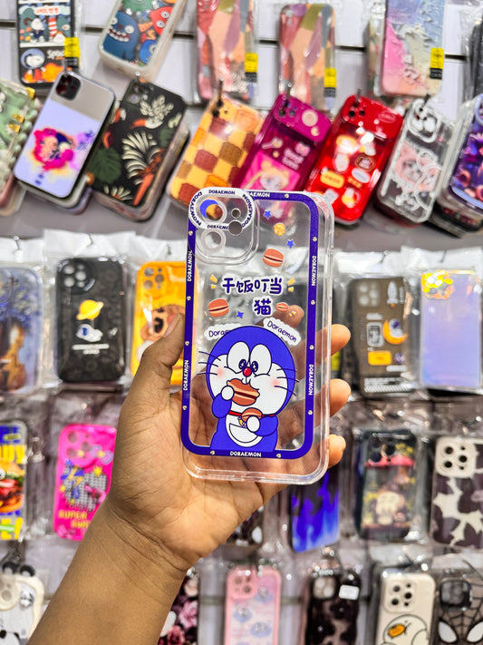 Doraemon Transperant case for iPhones