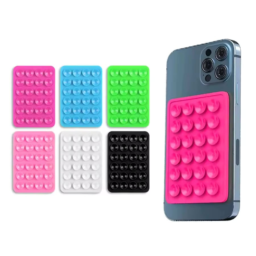 Silicone Suction Cup Phone Holder Adhesive Non-Slip Mount For Mirror Wall Cell Phone Case