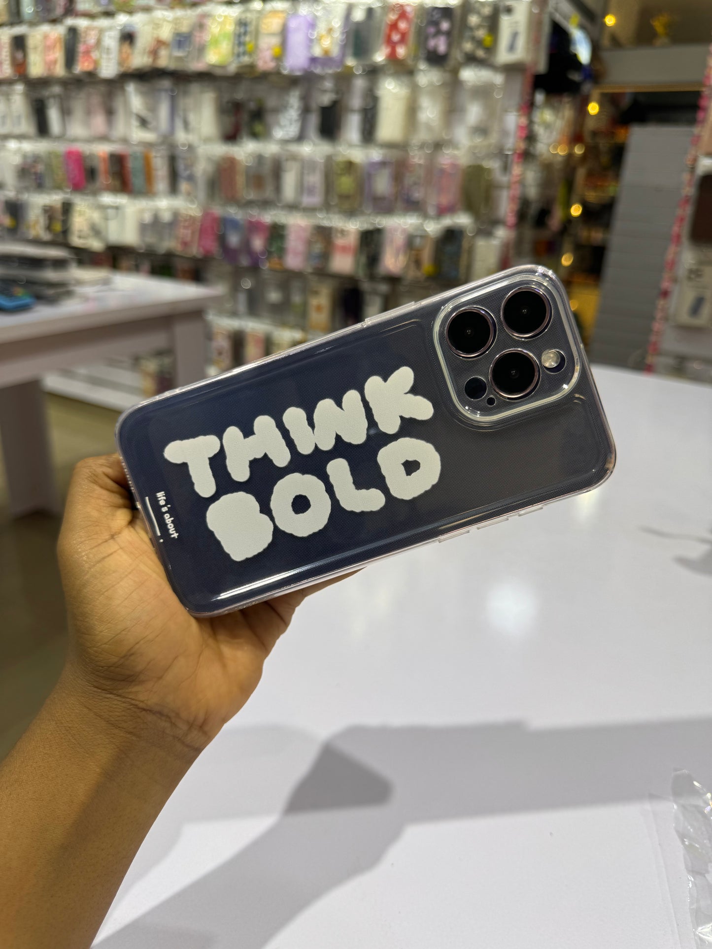 Think bold Case for iPhones