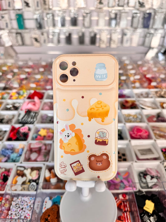 Milk and cheese case for iPhones