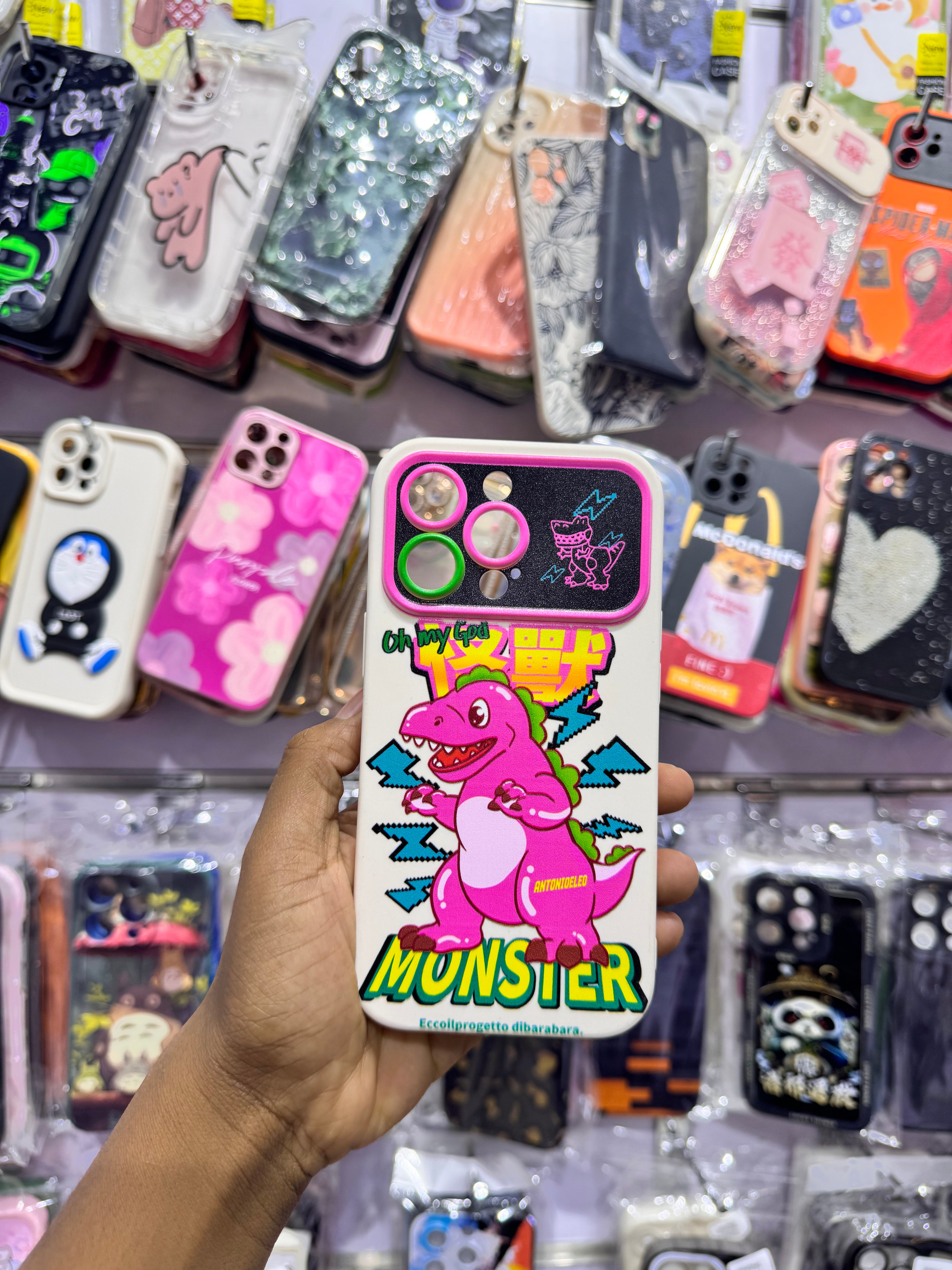 Dinor Pink Case For IPhones