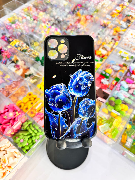 Black Blie Roses Case For IPhones