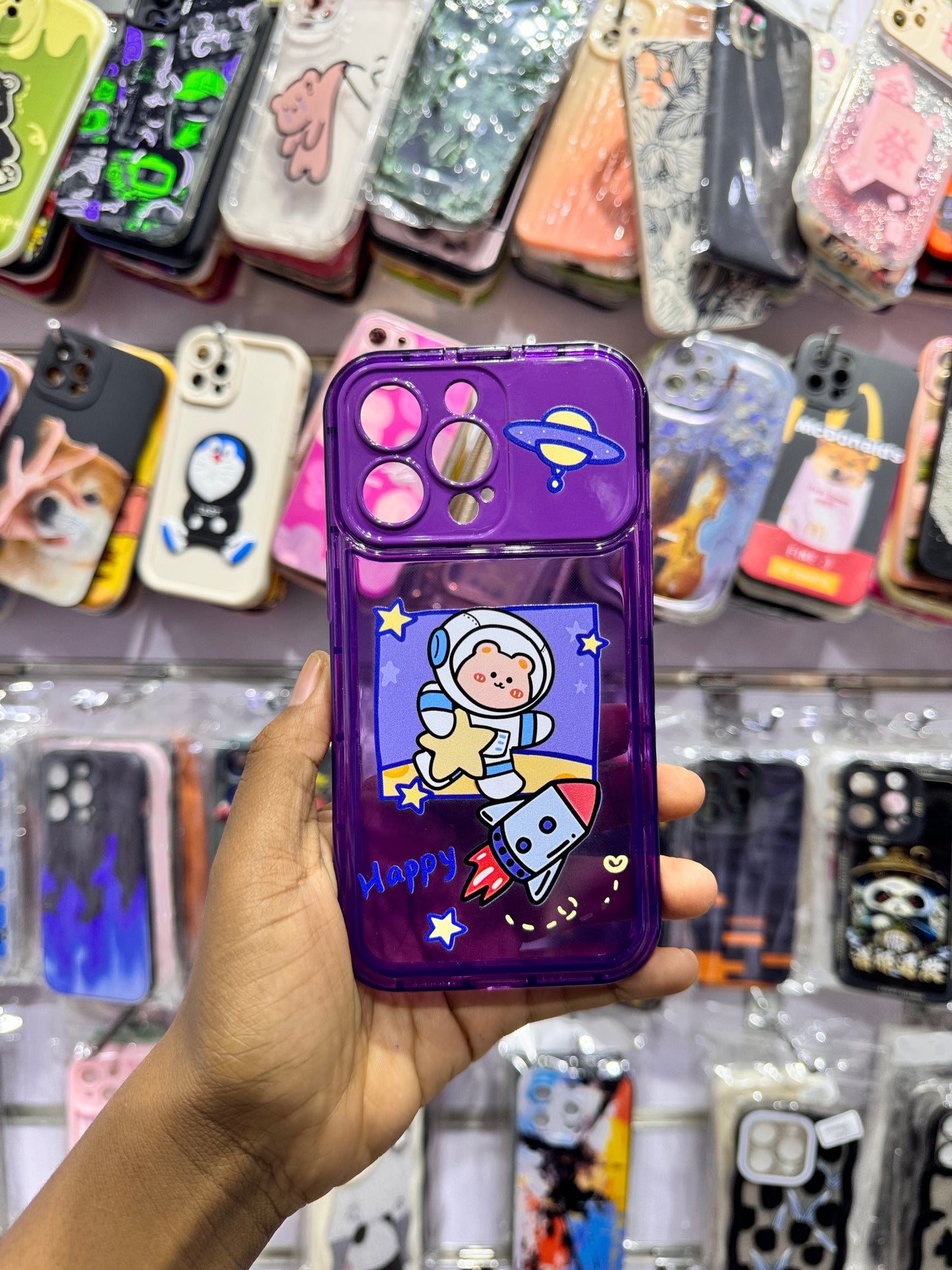 Purple Space Case For IPhones
