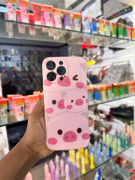 Piggy pink case for iPhones
