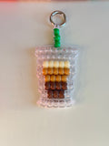 Iced Coffee Beaded Charm