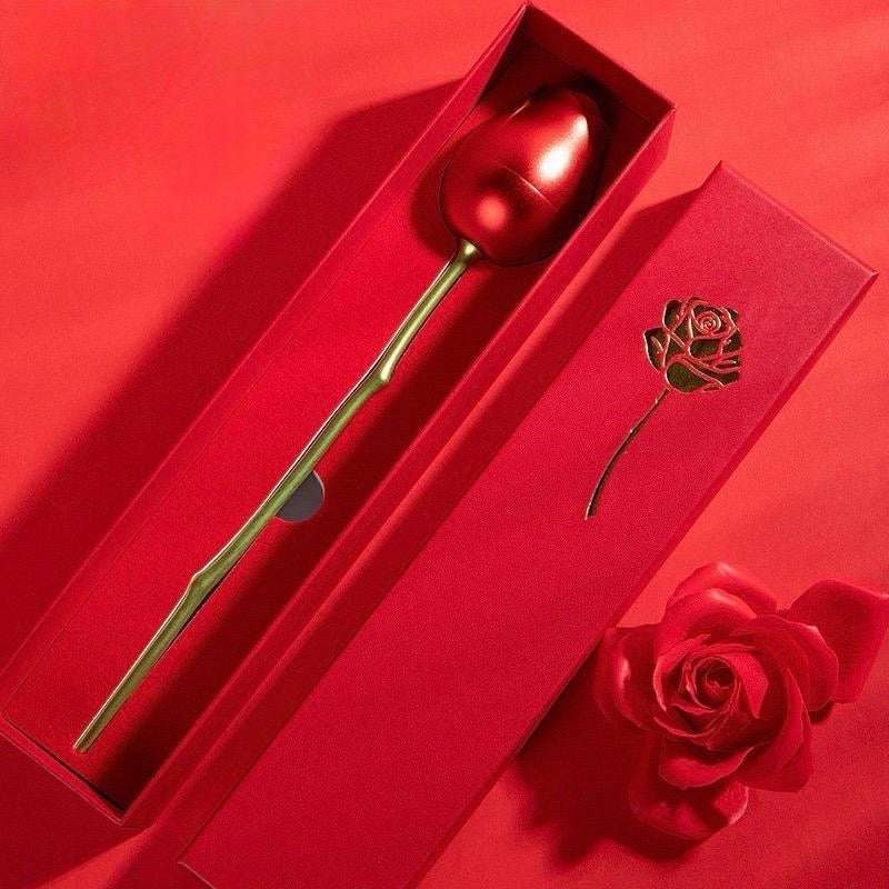 Metal Rose Ring jewelry Box