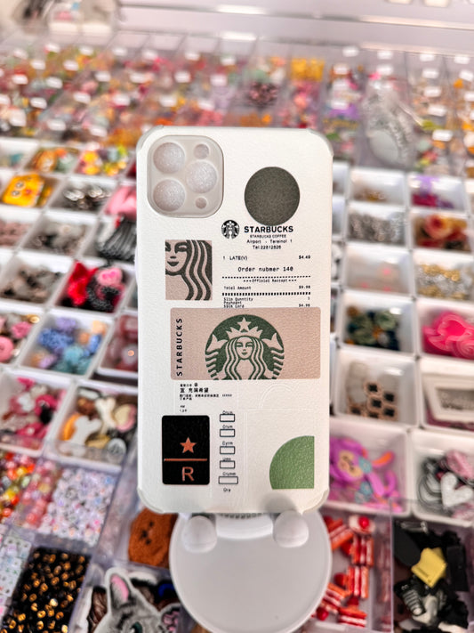 Starbucks white case for iPhones