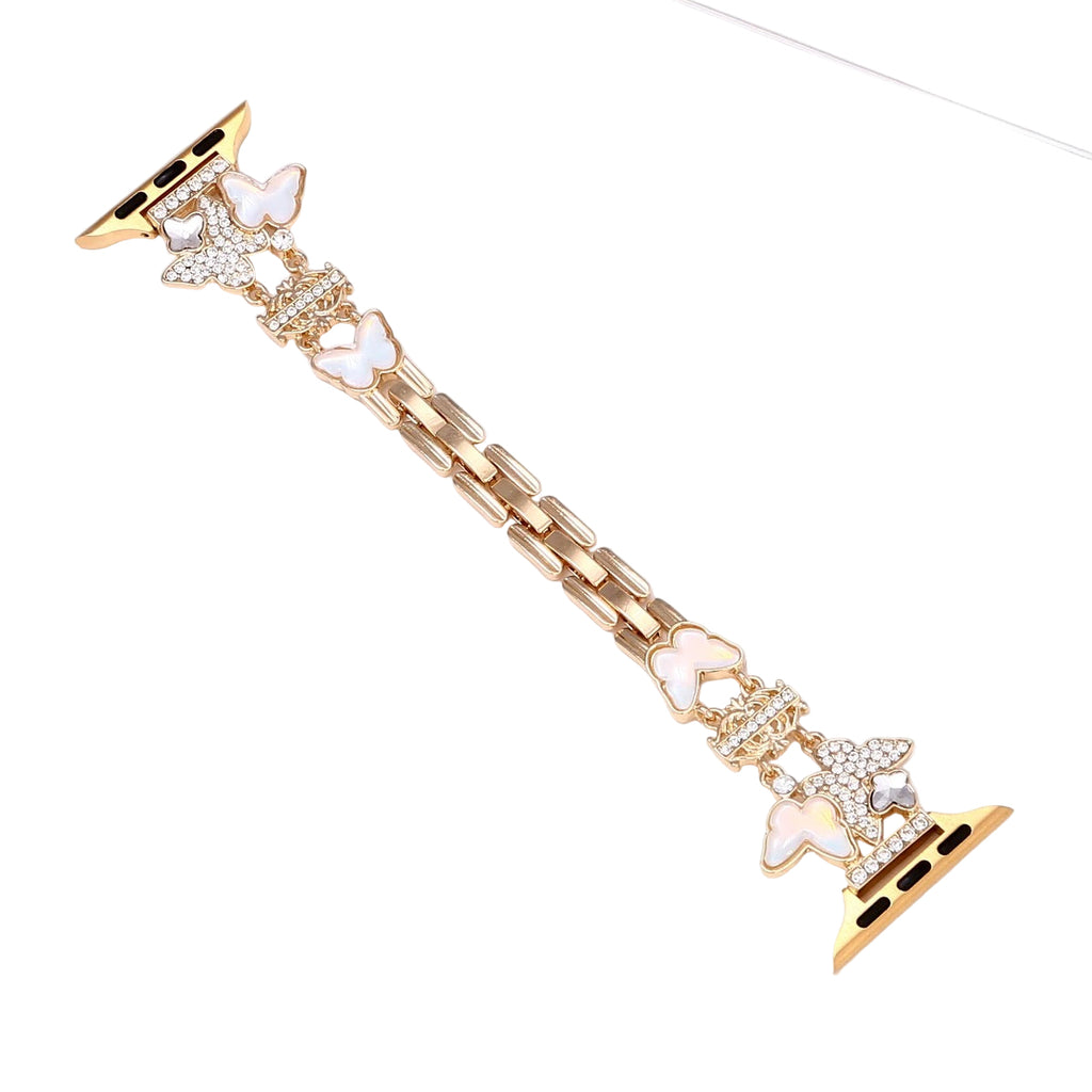 Luxury Butterfly Smartwatch Band | Rhinestone Bracelet Strap