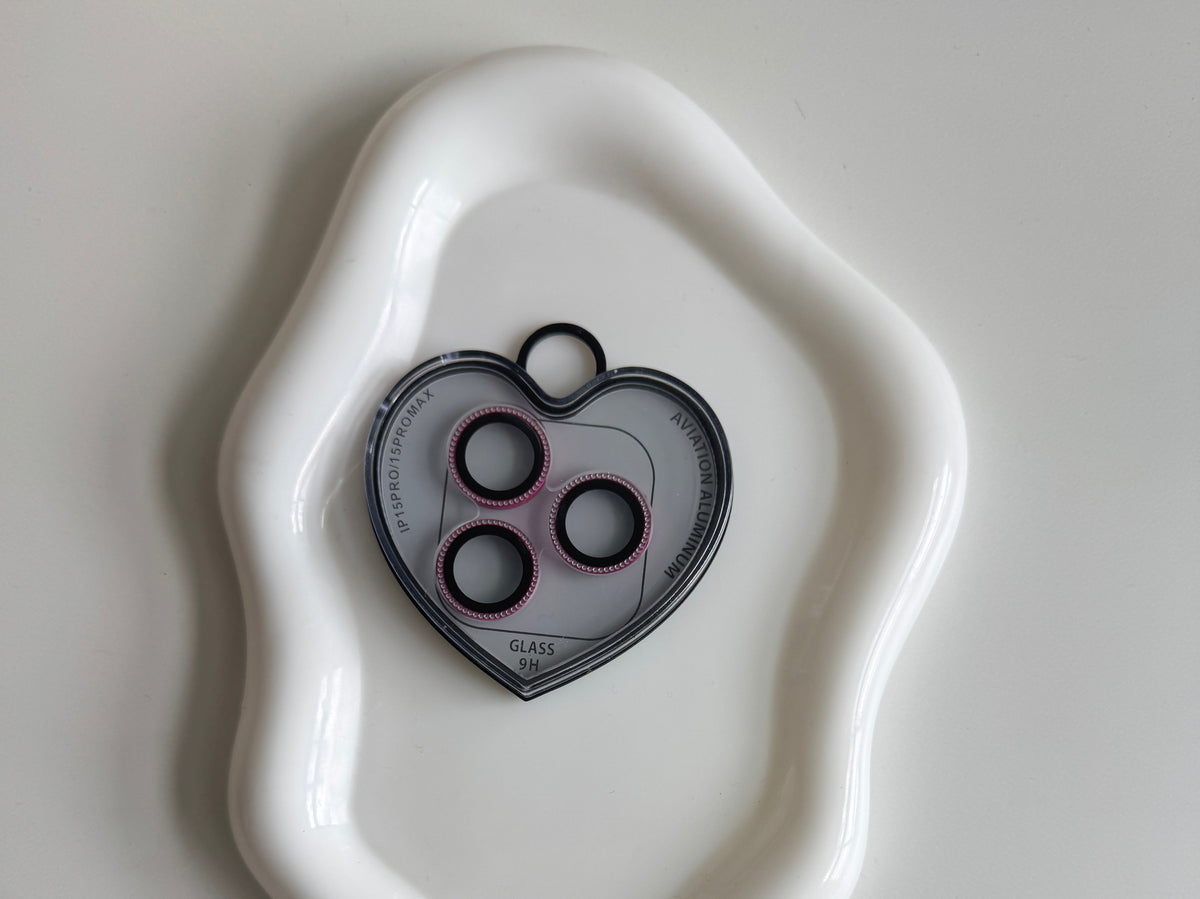 Pink  Diamond Lens Camera protector