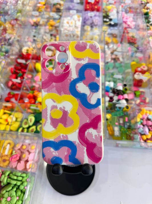 Colorful Flower Case For IPhones