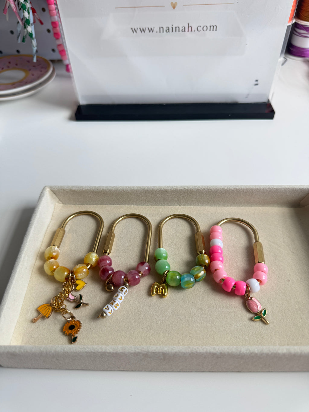 Bag Charm Keychains