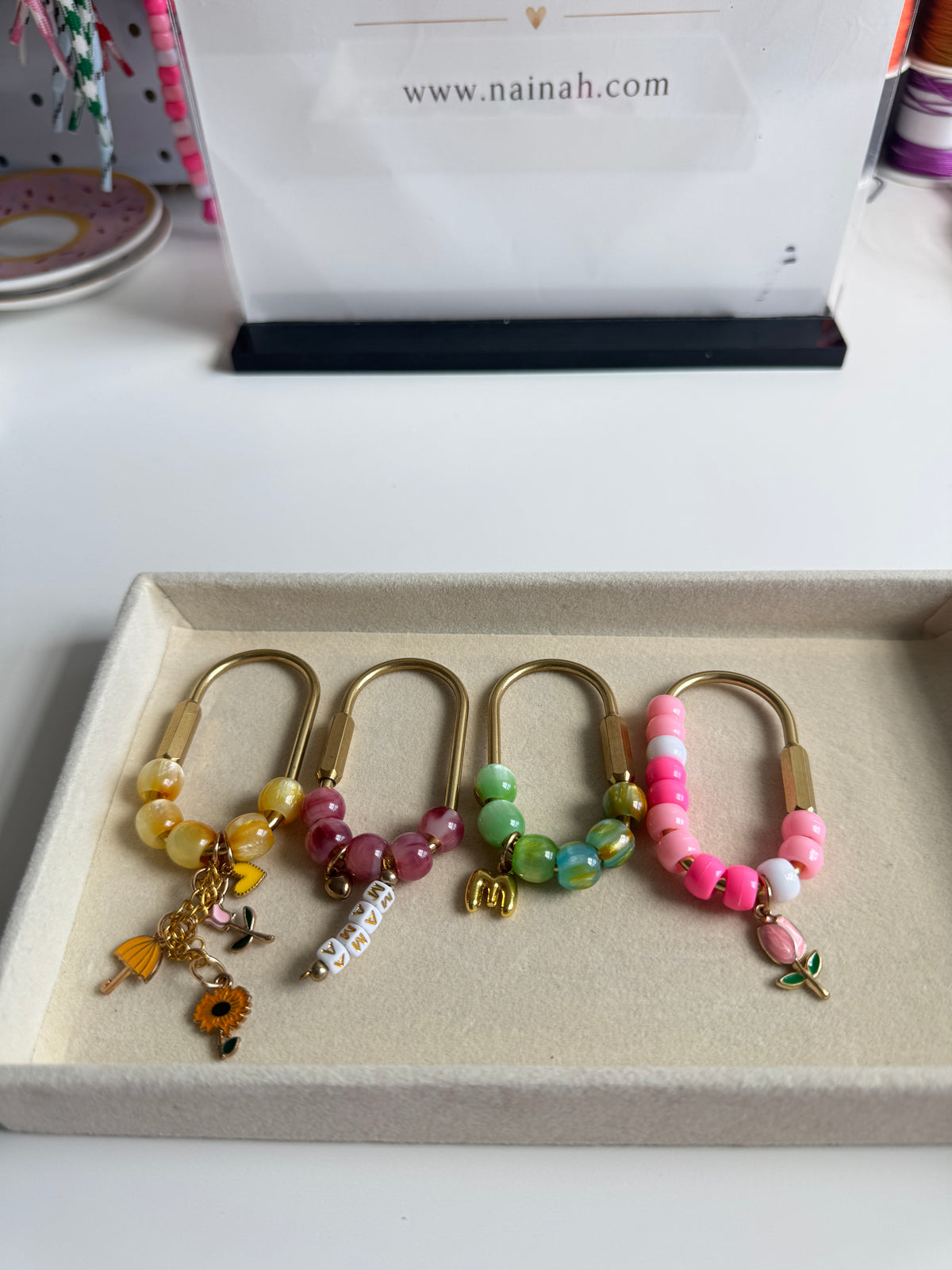 Bag Charm Keychains