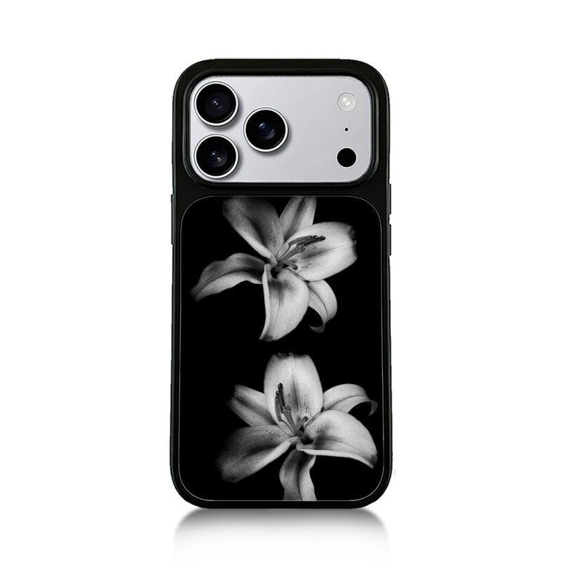 Midnight Lily Floral Phone Case