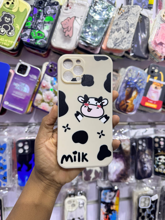 Cow Milk Case For IPhones