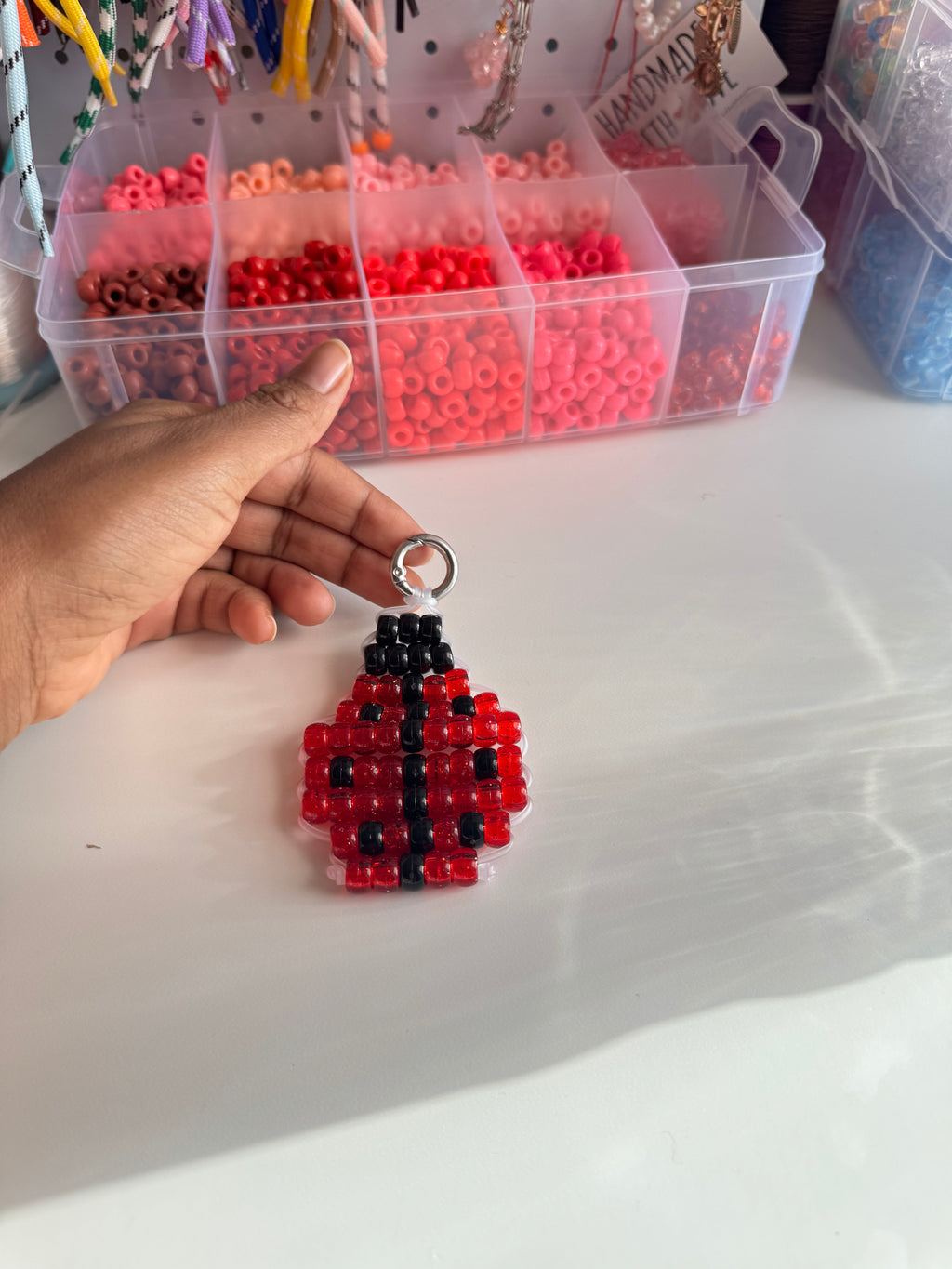 Ladybug Beaded Charm