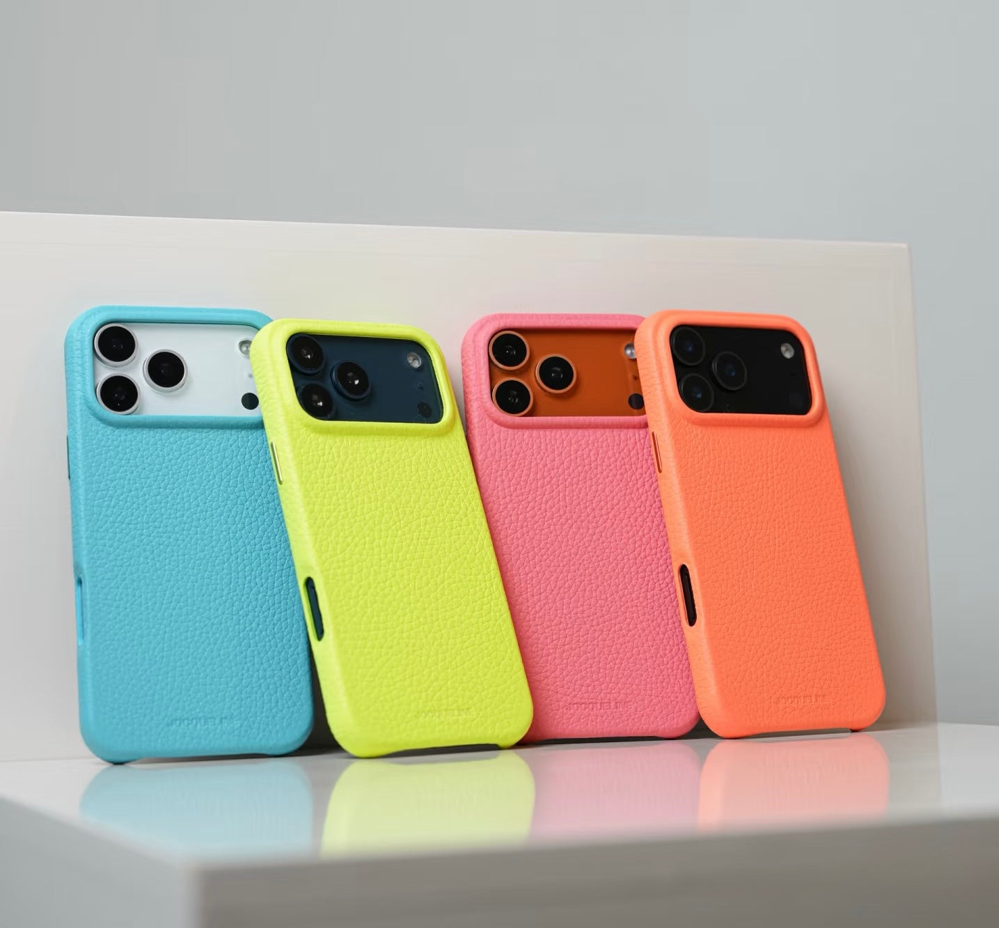Citrus Leather Pebble Case