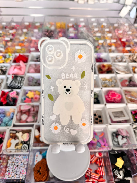 Transparent Bear case for iPhones