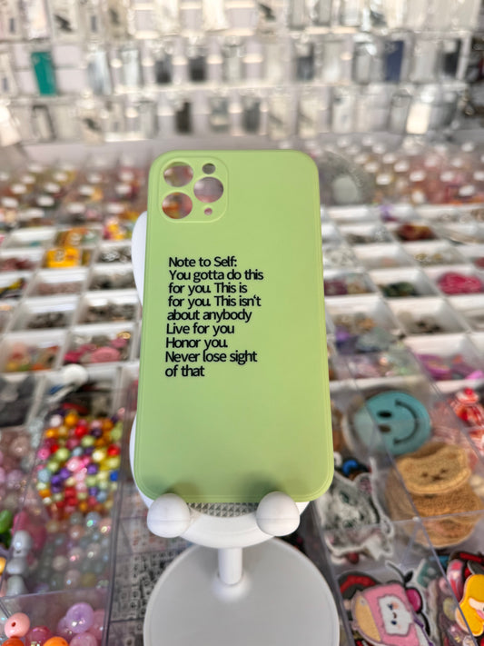Note to self green case for iPhones