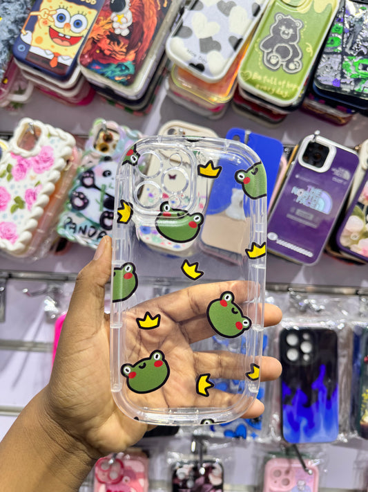 Transperent Frog Case For IPhones