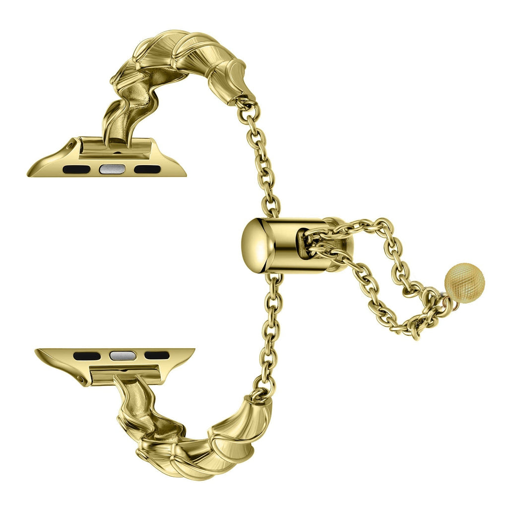 Rose Gold Wave Bracelet Watch Band