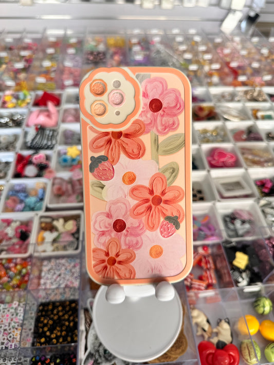 Orange flower case for iPhones