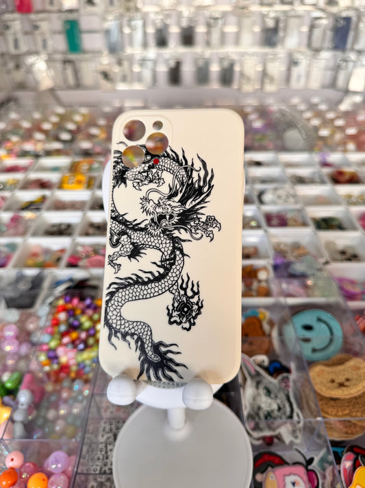 Nude dragon case for iPhones