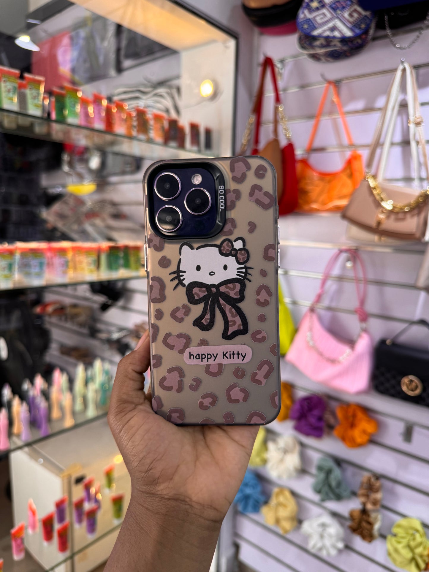 Brown Hello kitty Case for iPhones