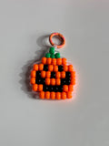 Pony Bead pumpkin BagCharm