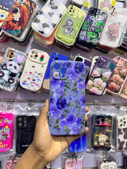 purple Roses Case For IPhones