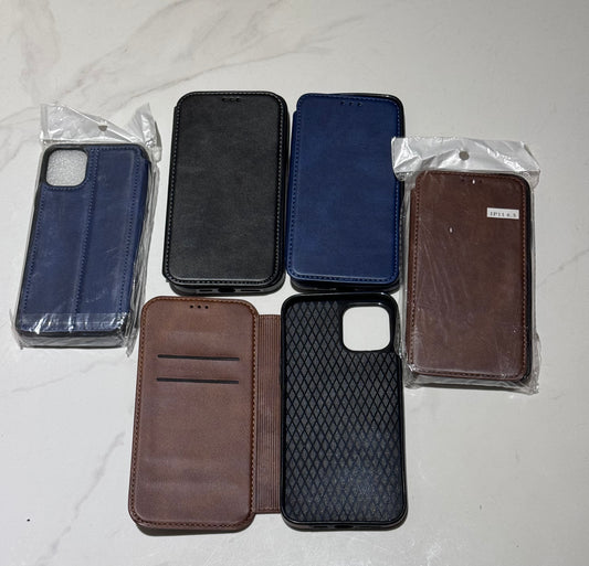 Wallet Flip Leather case For iPhones