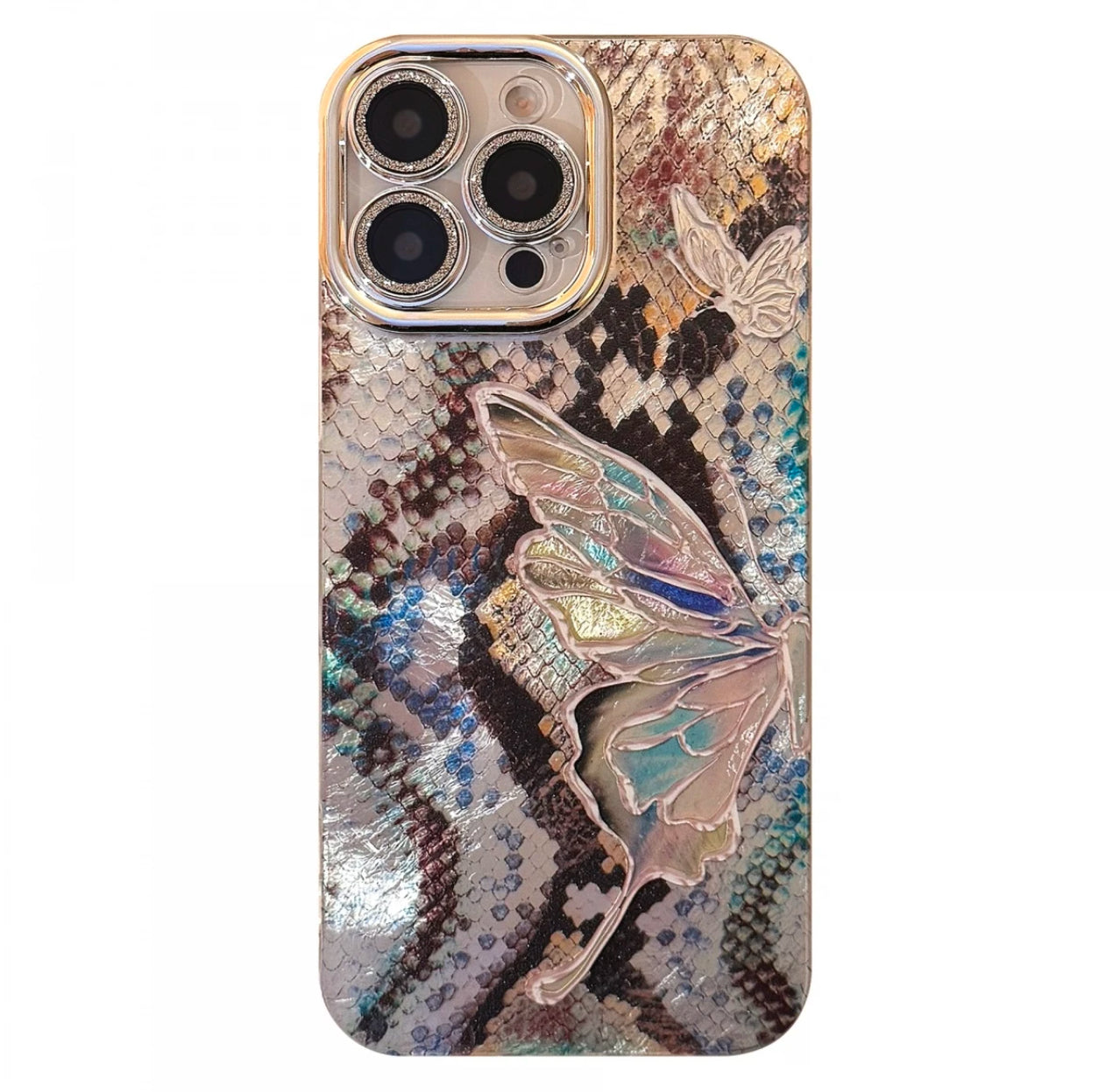 Artistic butterfly python pattern For iPhones