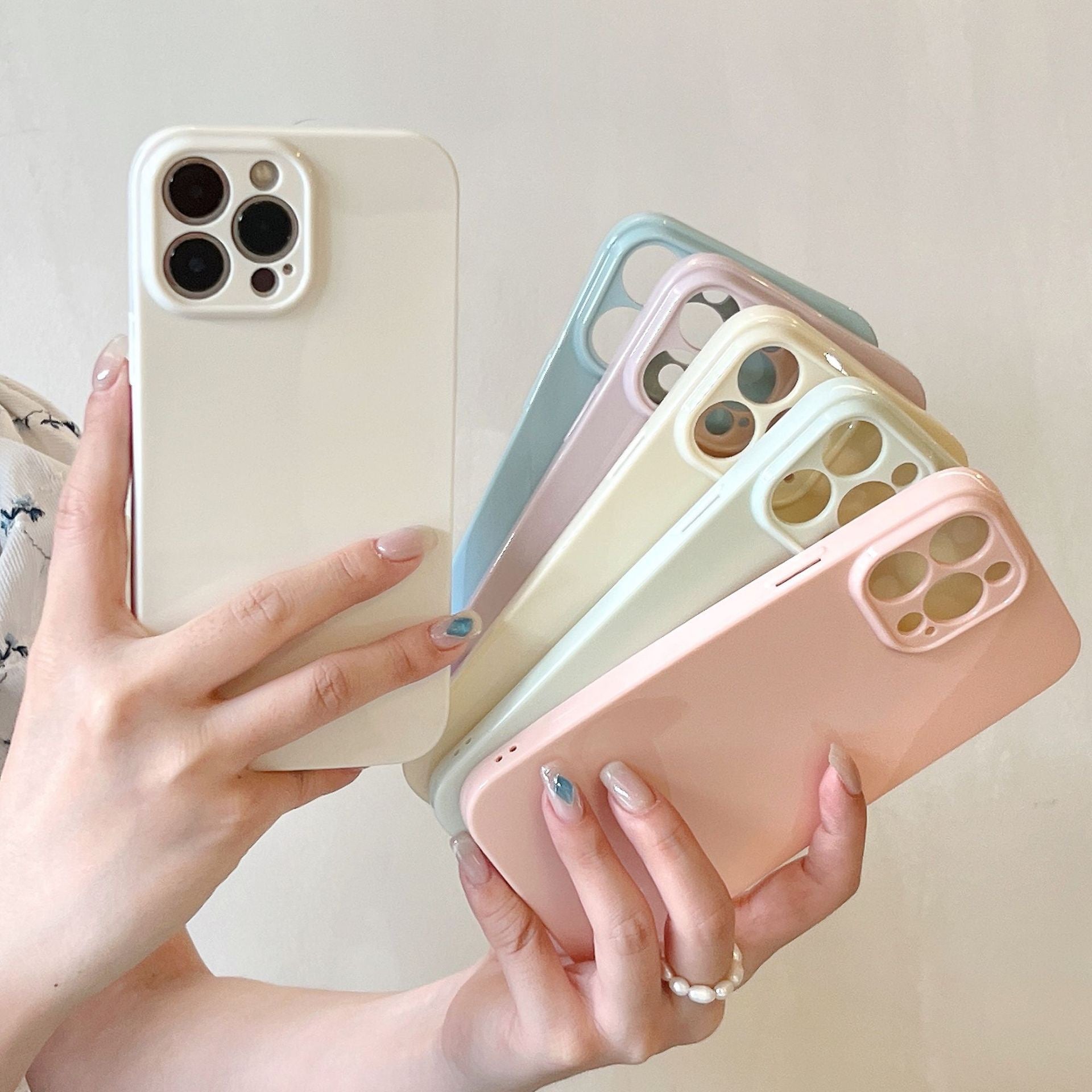 Diy Candy color soft Case For iphones