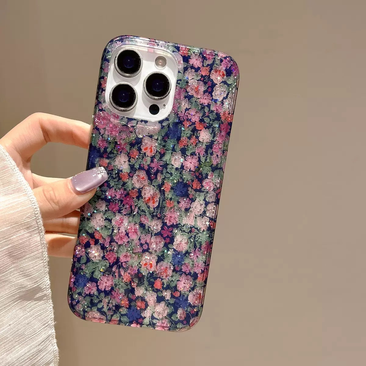 Midnight Garden Glitter Case