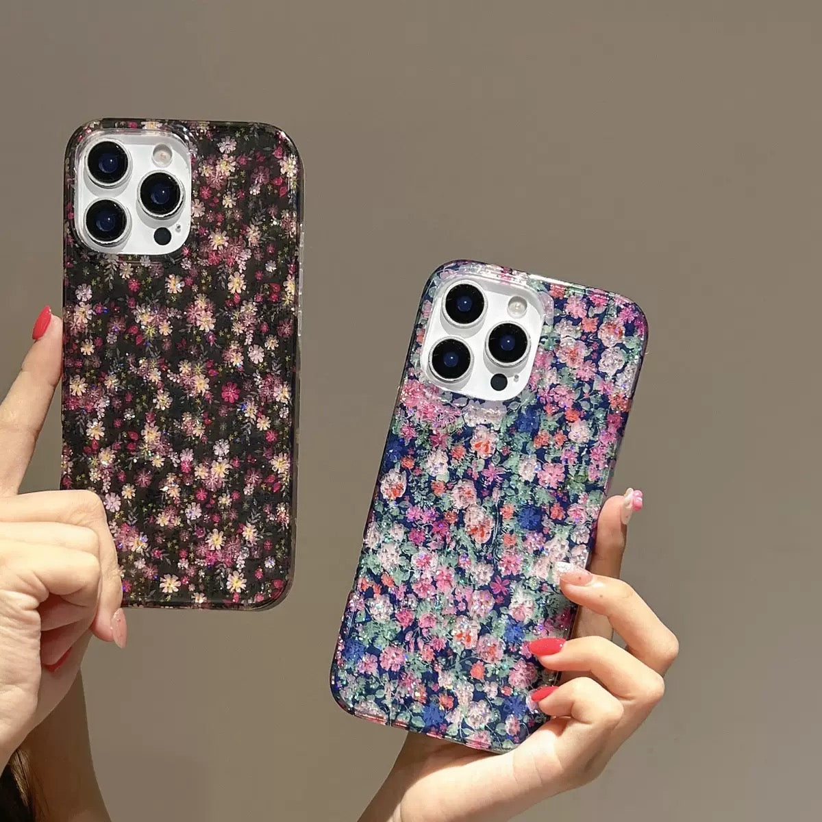 Midnight Garden Glitter Case