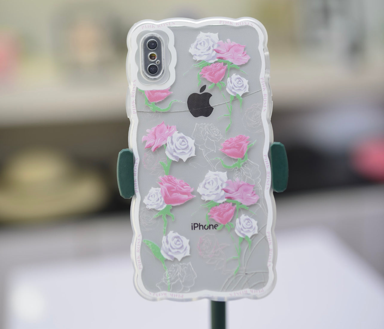 Transparent Floral Case For IPhone