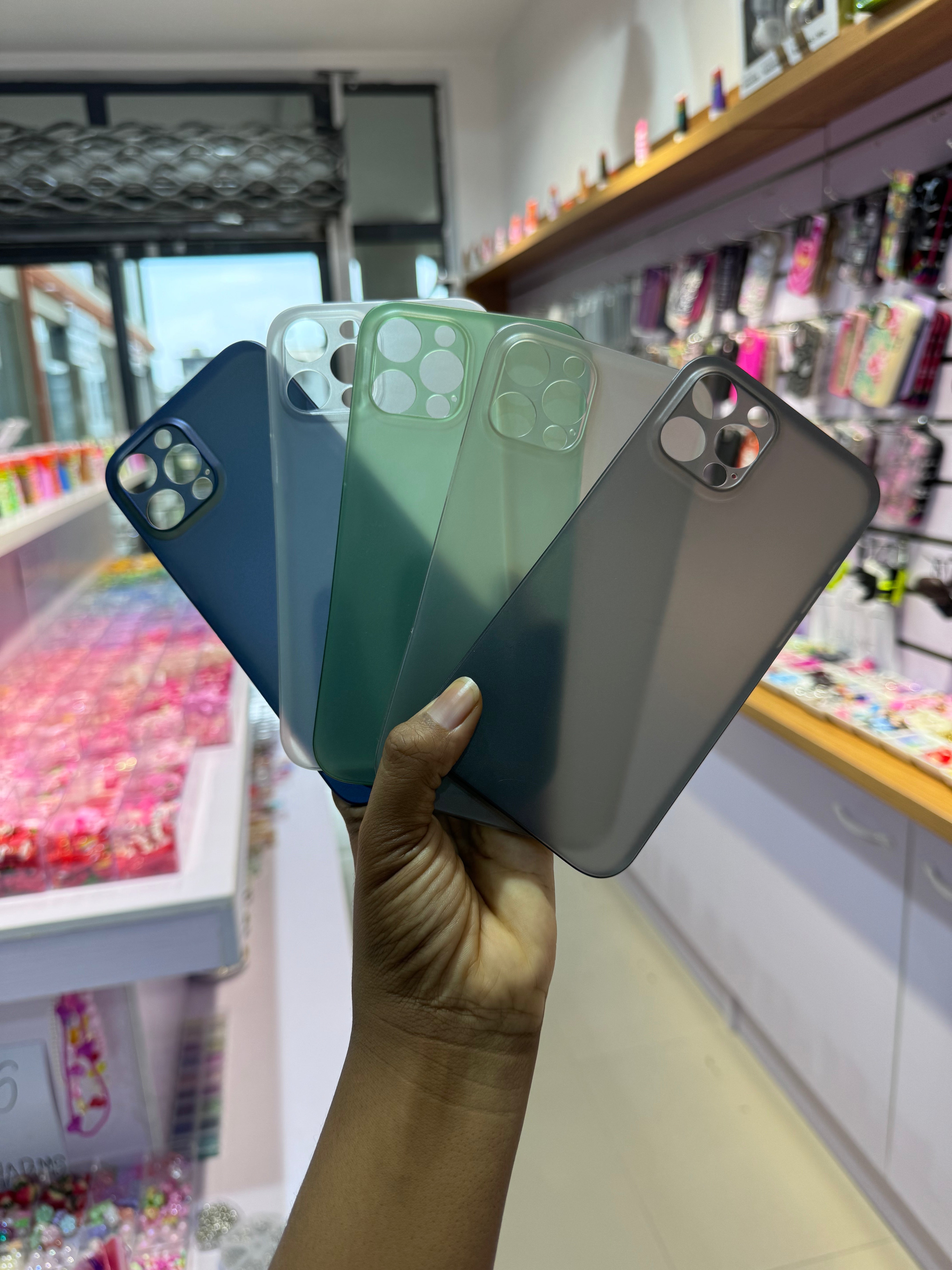 DIY Plastic Light transparent case for iPhone