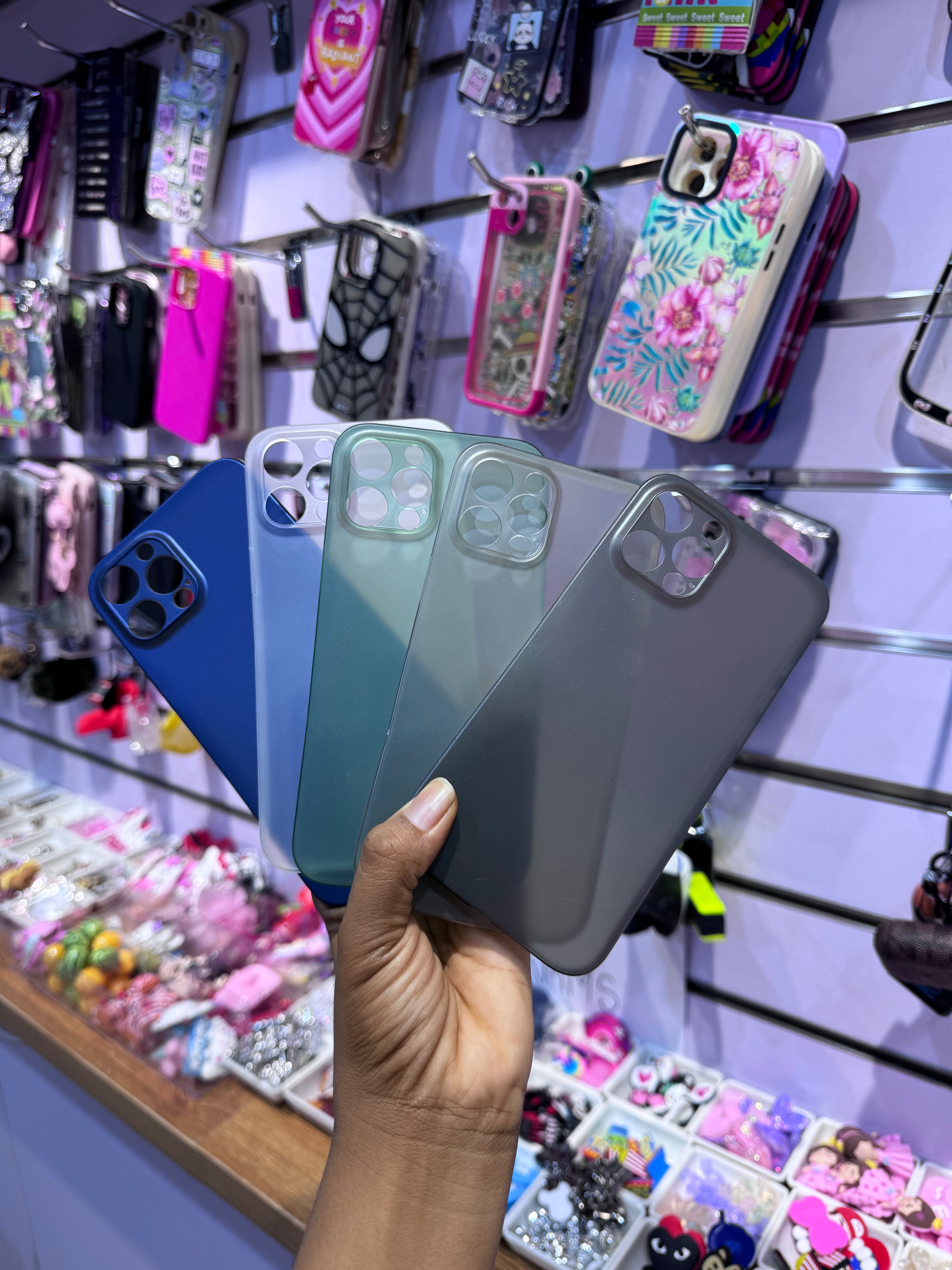 DIY Plastic Light transparent case for iPhone